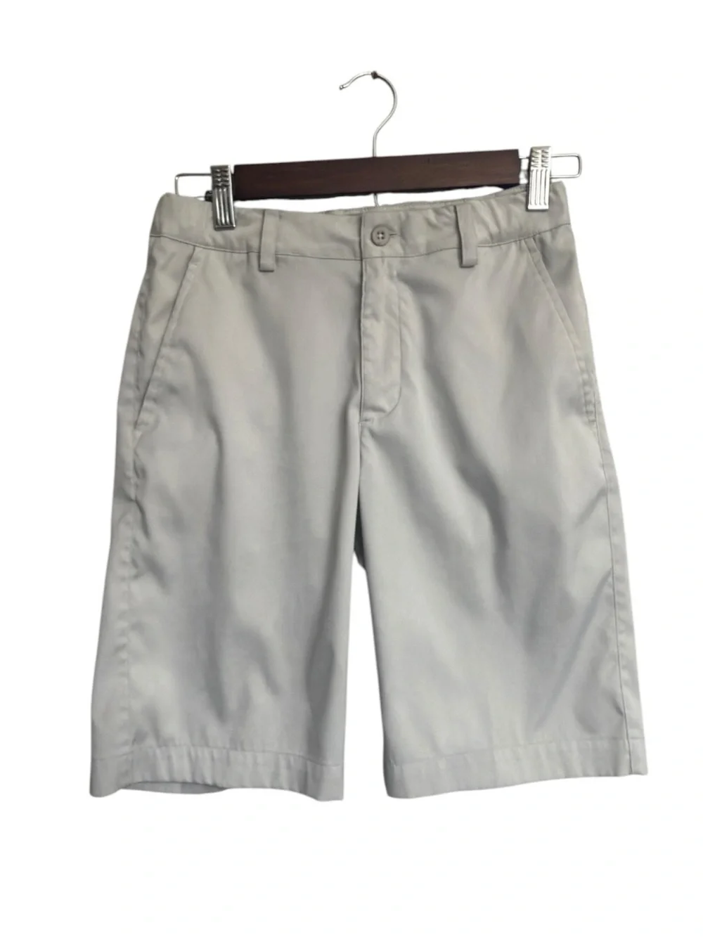 Nike Boy’s Dri-Fit Light Khaki Performance Golf Shorts EUC